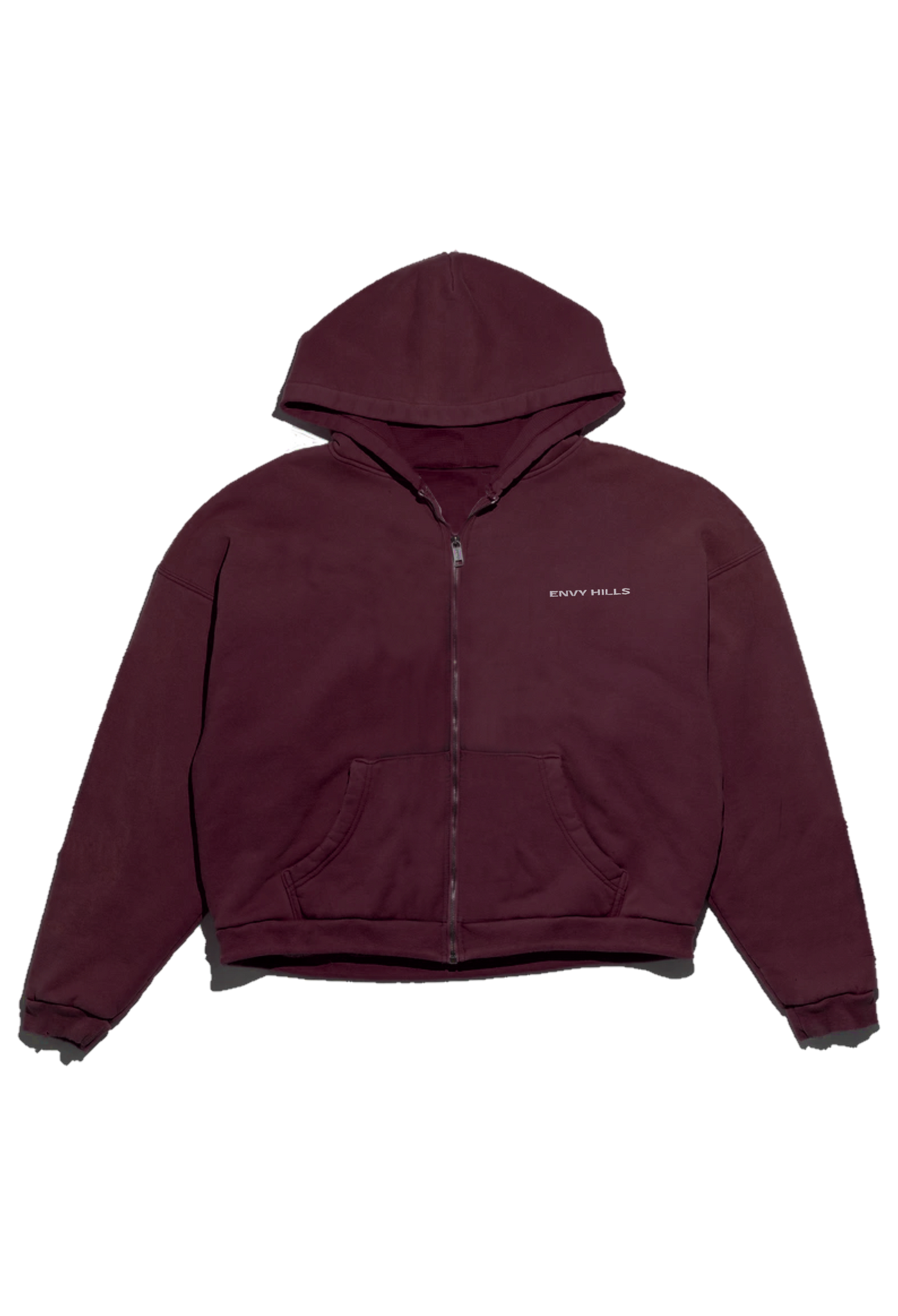 Logo Zip-Up Hoodie in Fleece