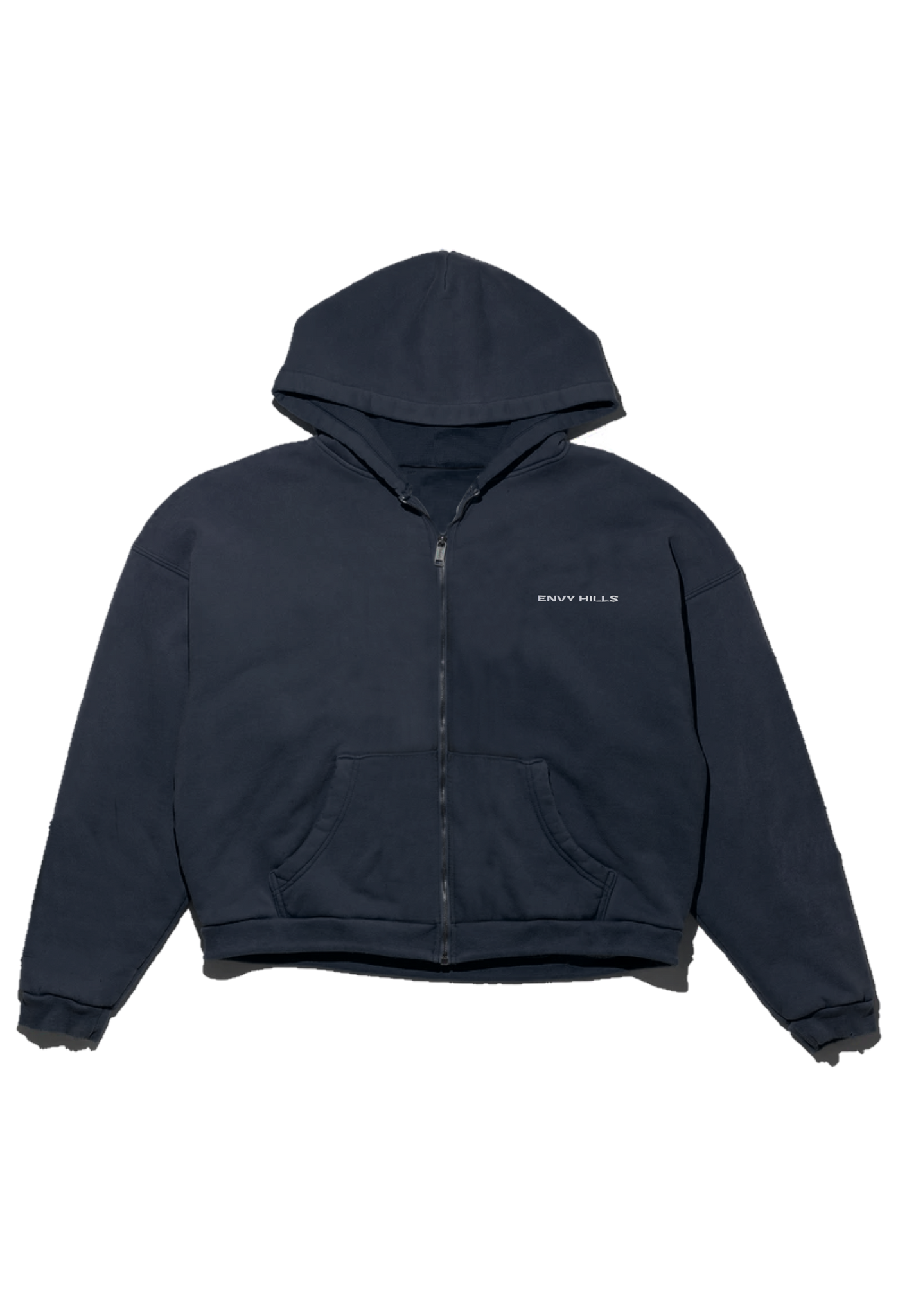 Logo Zip-Up Hoodie in Fleece