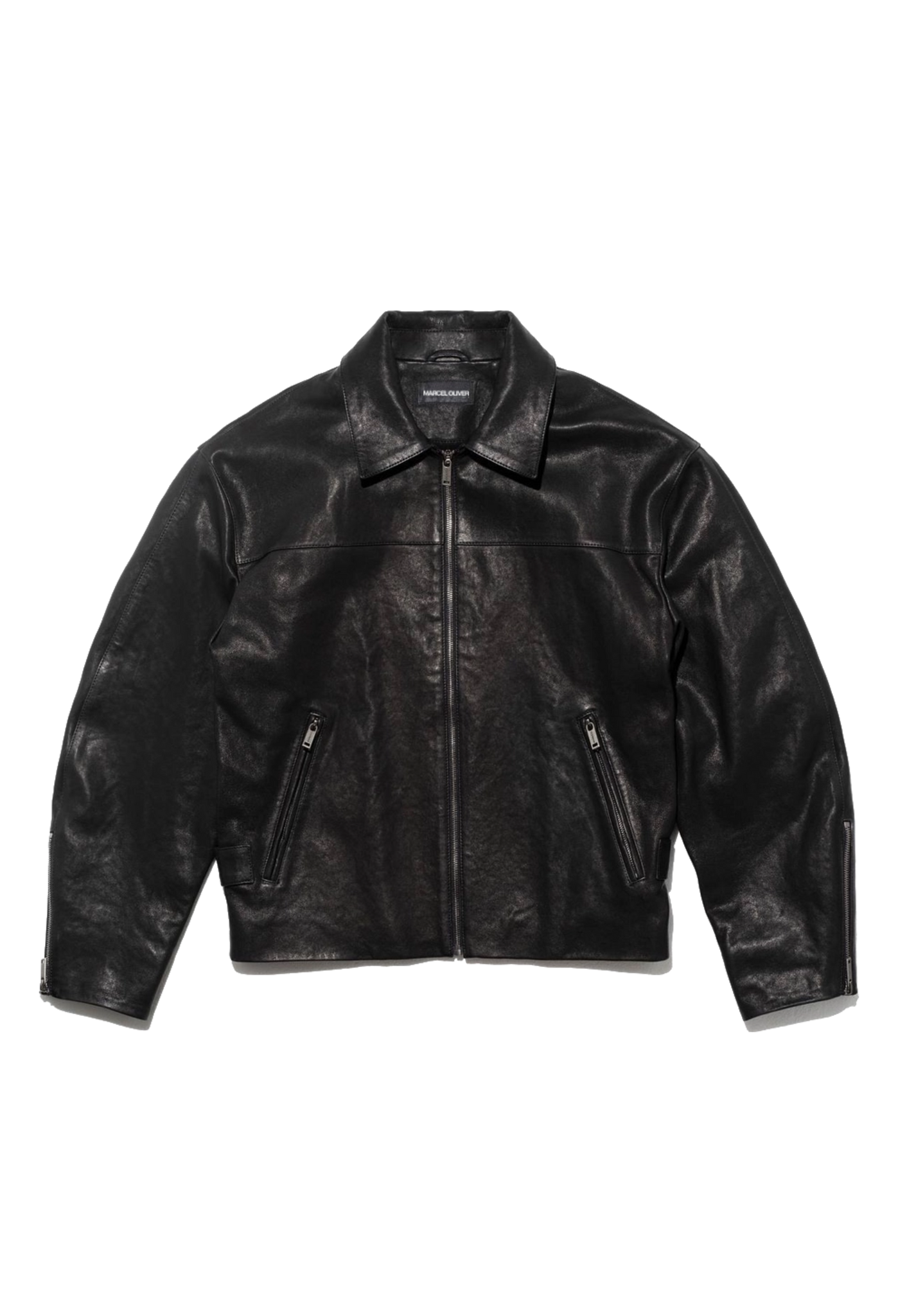 Washed Leather Jacket